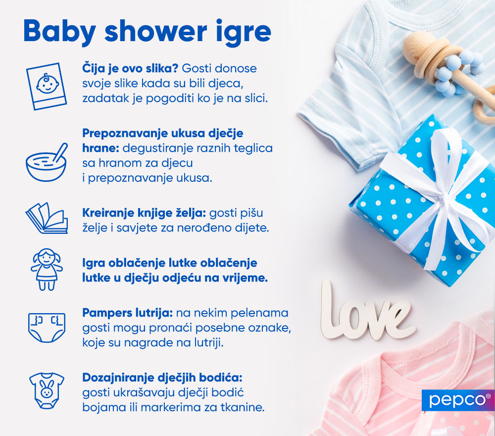 Pepco infografika baby shower