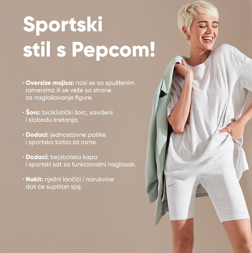 Sportski stil s Pepcom! - infografika