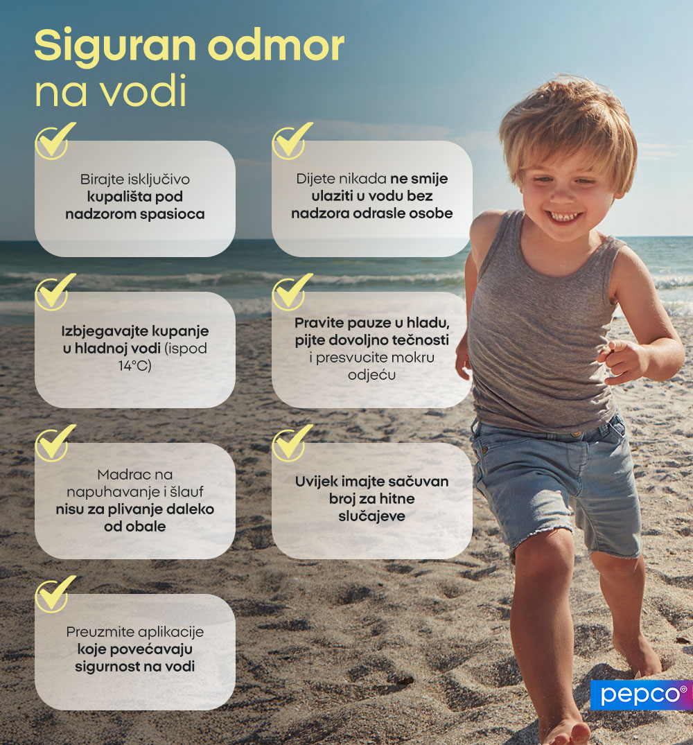 Siguran odmor na vodi