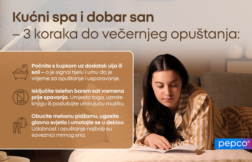 Kućni spa i dobar san– 3 koraka do večernjeg opuštanja: