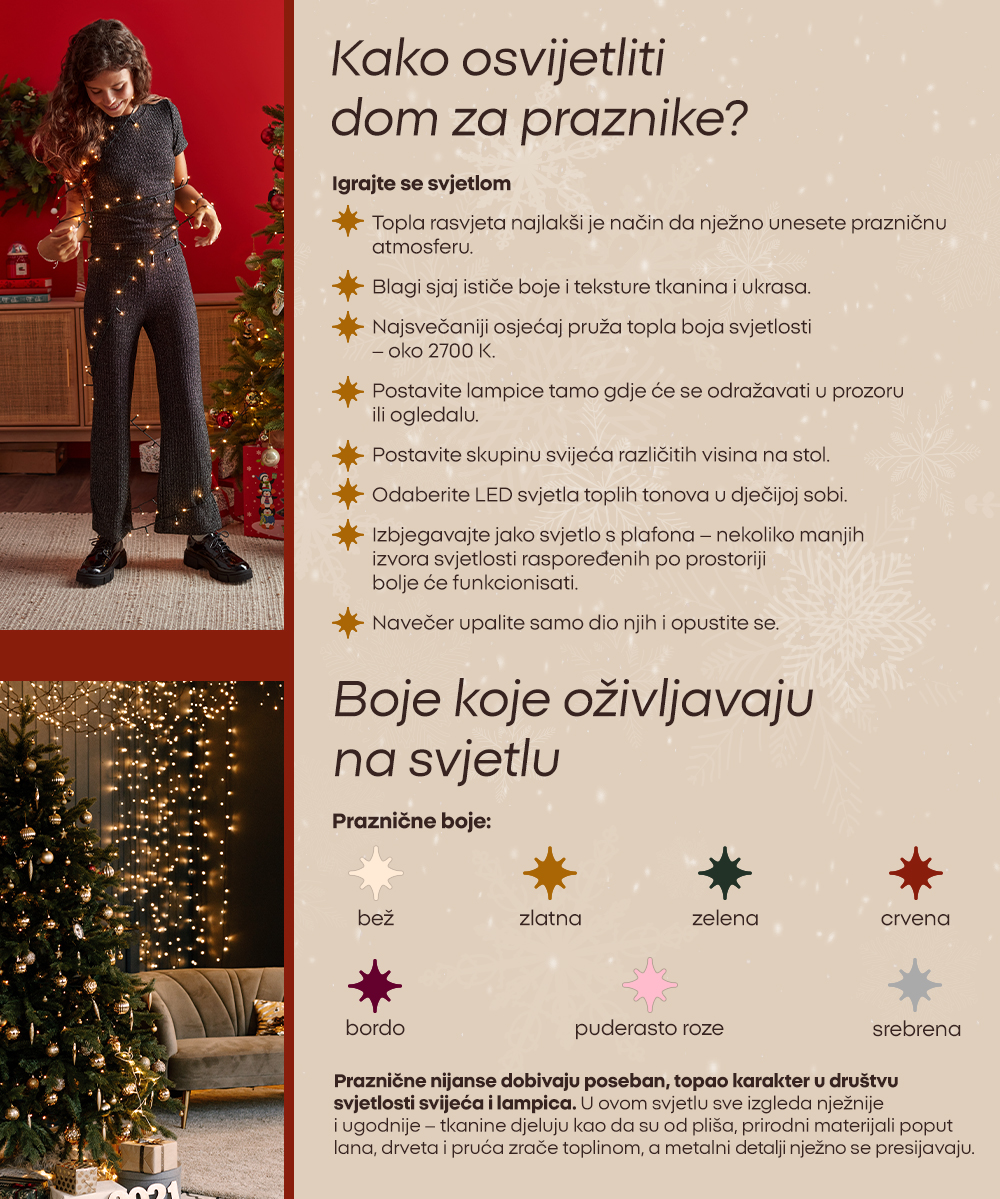 Kako osvijetliti dom za praznike? 