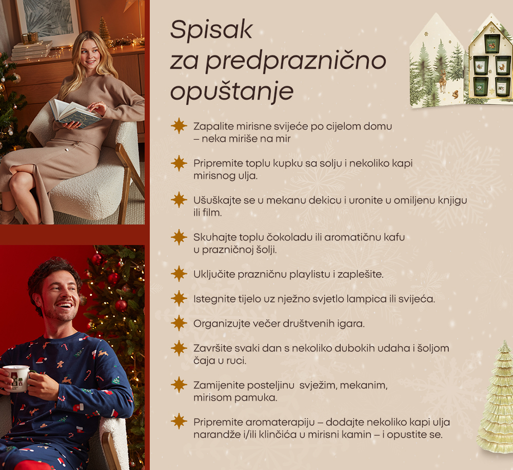 Spisak za predpraznično opuštanje