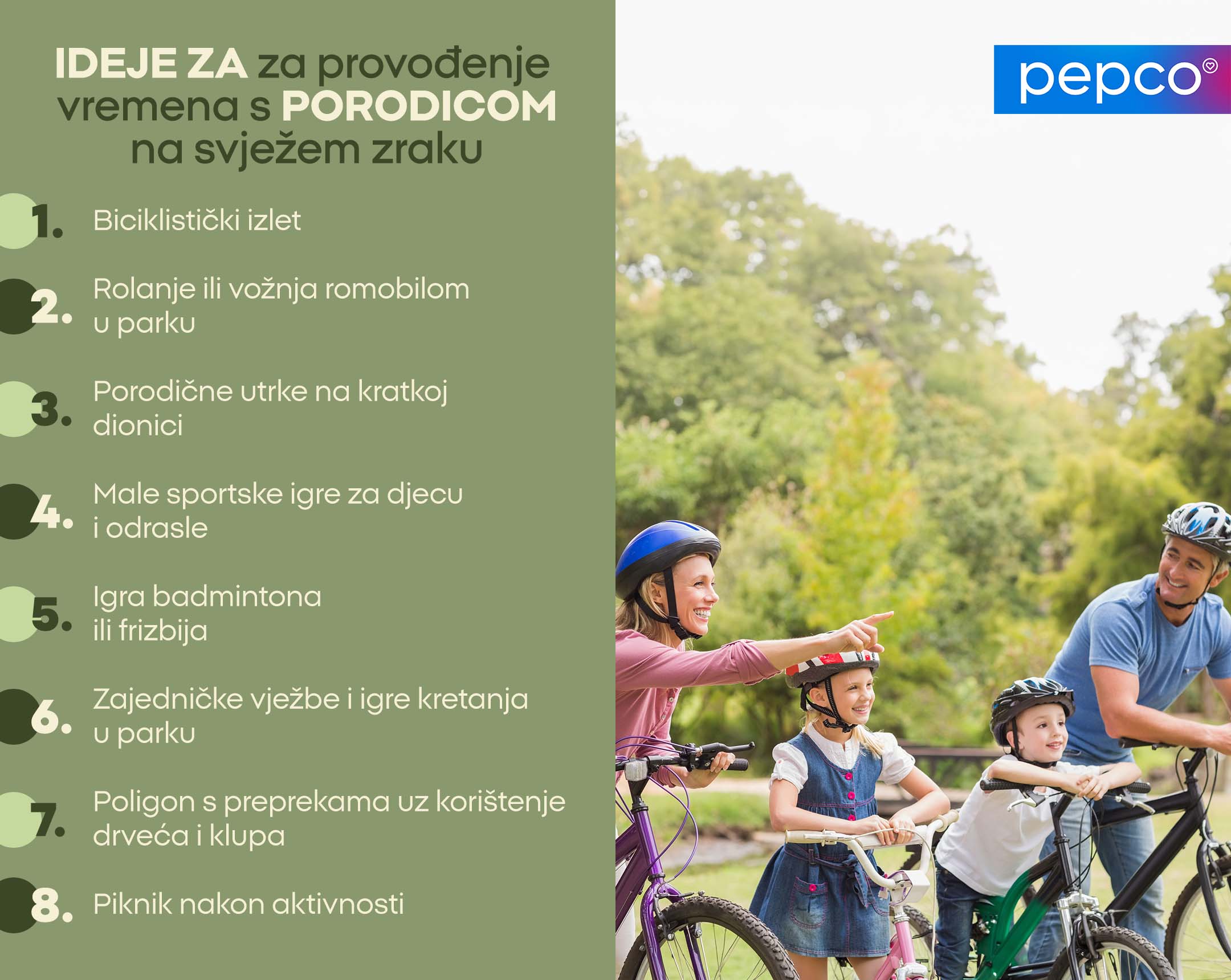 Ideje za provođenje vremena s porodicom na svježem zraku